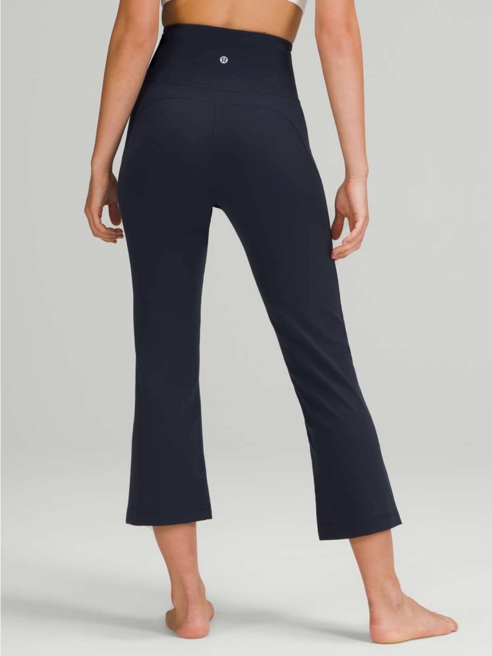 lululemon navy Cropped Flare Leggings